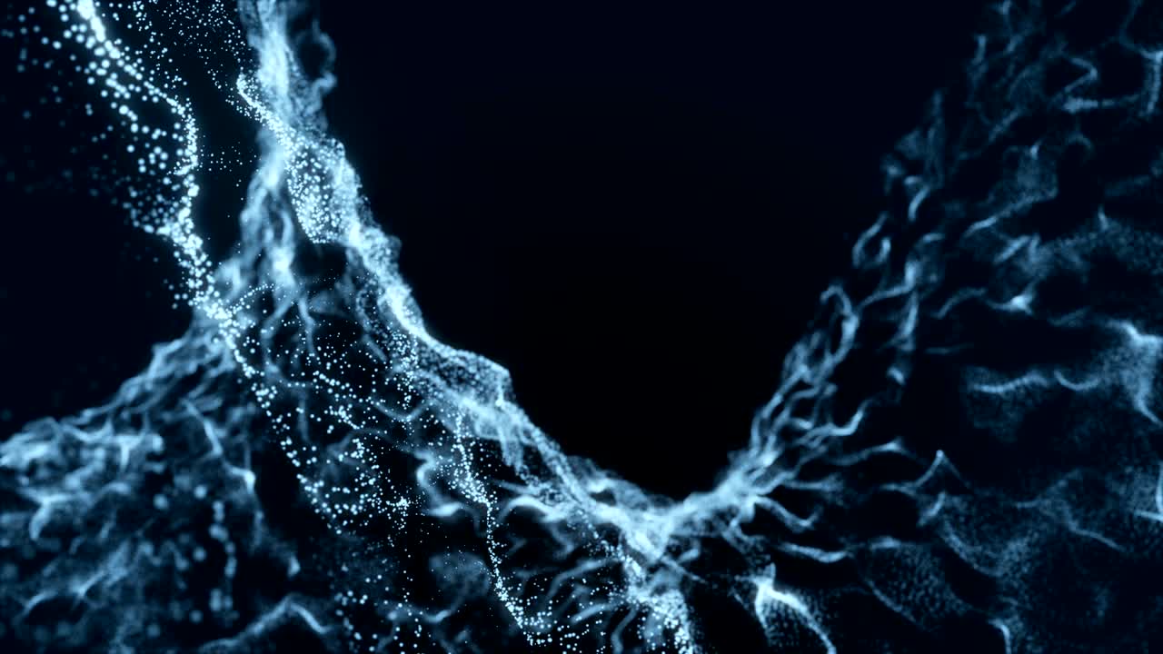 Particles dust abstract light bokeh motion titles cinematic background loop