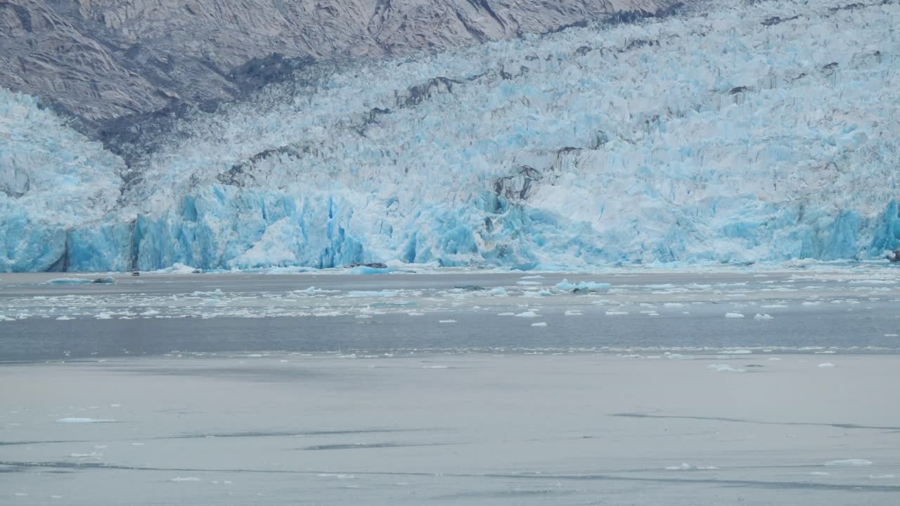 Scenic cruising at the Dawes Glacier, Endicott Arm fjord, Alaska.