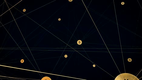 bitcoin wired network animation 4k