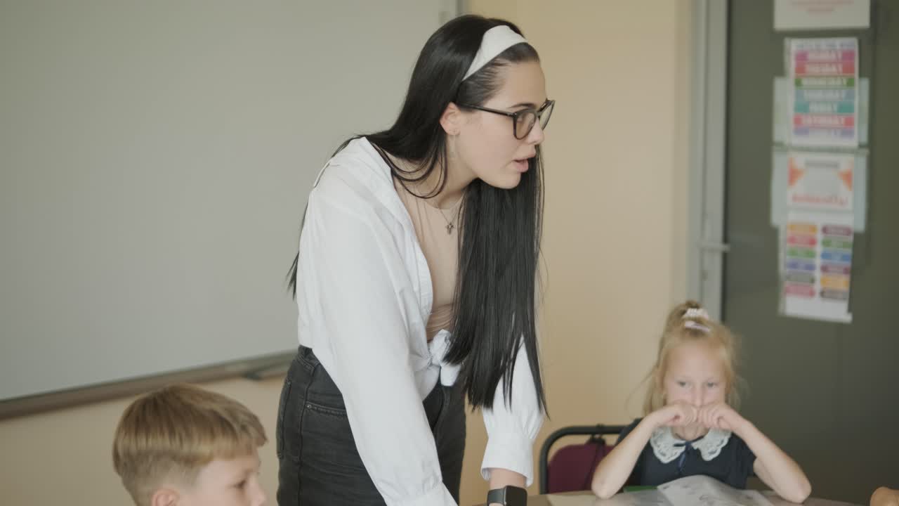 lección de inglés para niños en edad preescolar