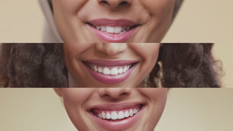 smiling women portraits