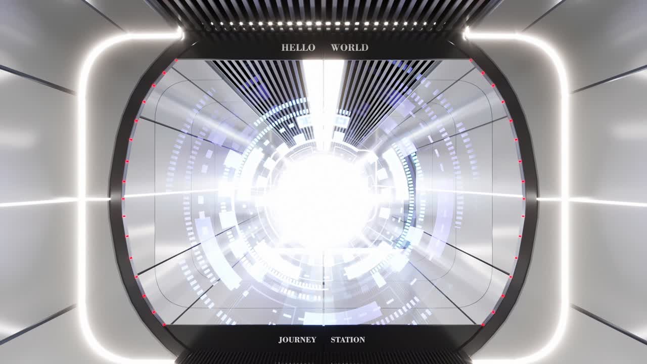 공상과학 소설 복도