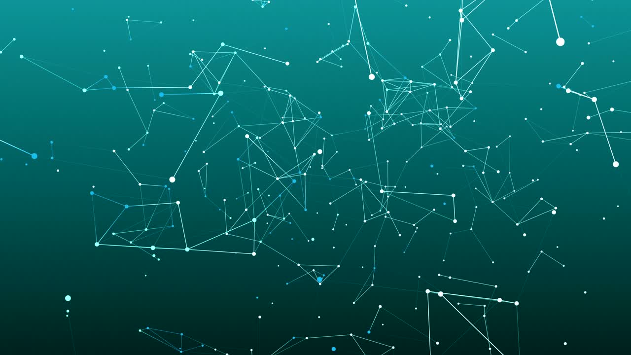 absract geometry background with lines and dots