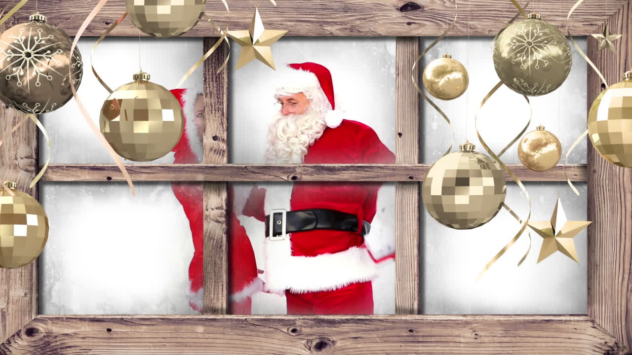 paisaje de invierno visto a través de la ventana