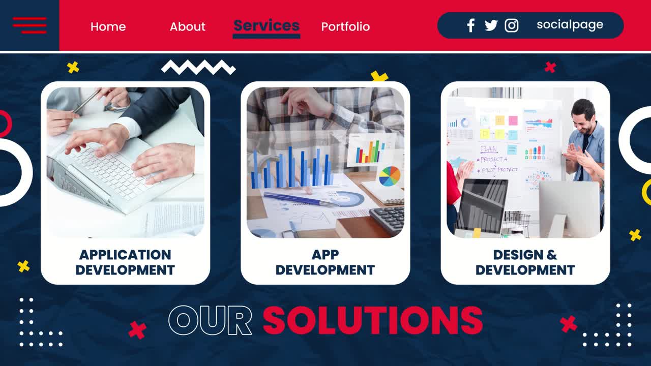 Animated Business Presentation Template with Diverse Professionals