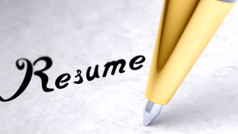 "resume" on the page. looping footage has 4k resolution.