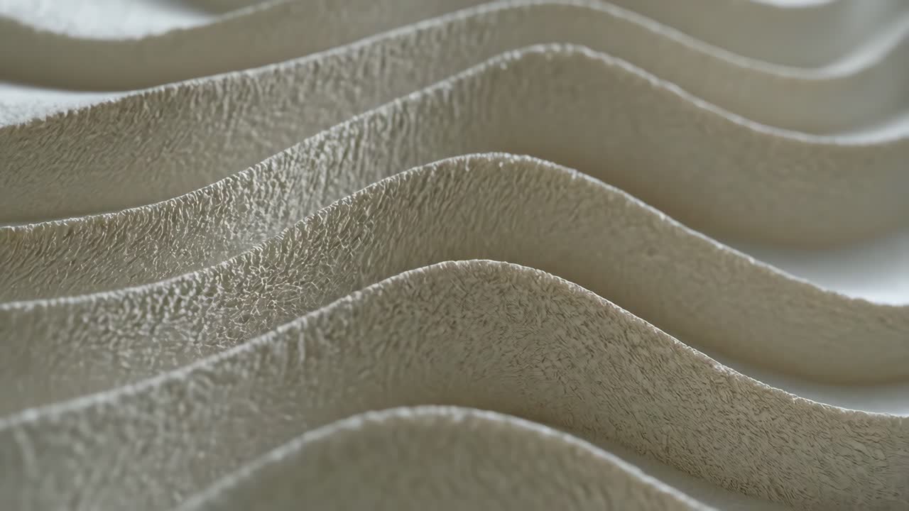 textured white wave pattern abstract background