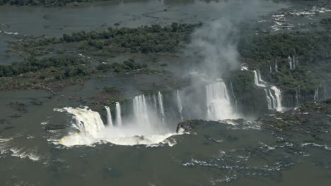 Cataratas-Del-Iguazú-Desde-Vista-De-Helicóptero