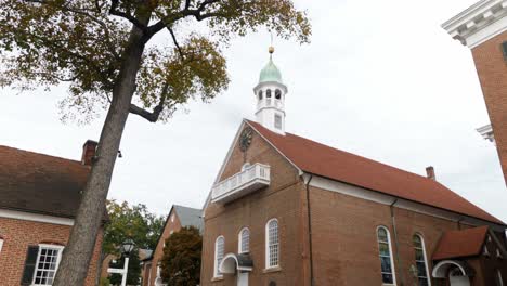 home moravian church in old salem in winston salem nc in 4k