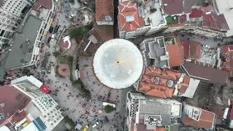 vista desde arriba de la torre de galata