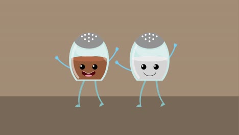 dibujos animados de comida kawaii