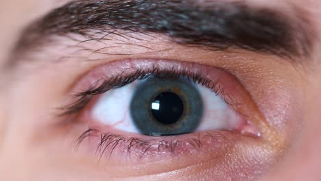 primer plano de un ojo humano