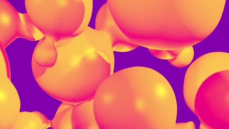 retro abstract fluid background with morphing colorful backdrop