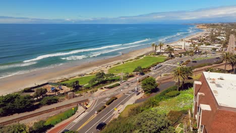 powerhouse park and playground by the beach in del mar, california, usa