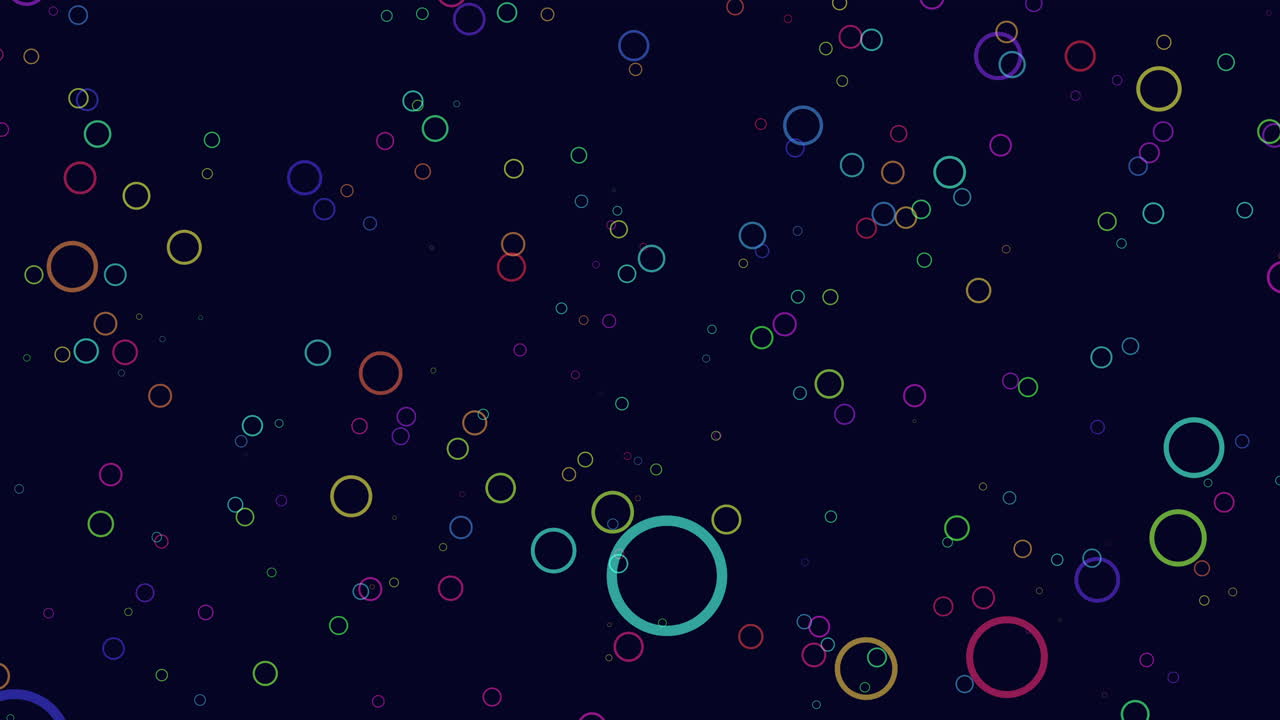 Motivo a cerchi colorati, elemento di design vibrante per siti web e grafica