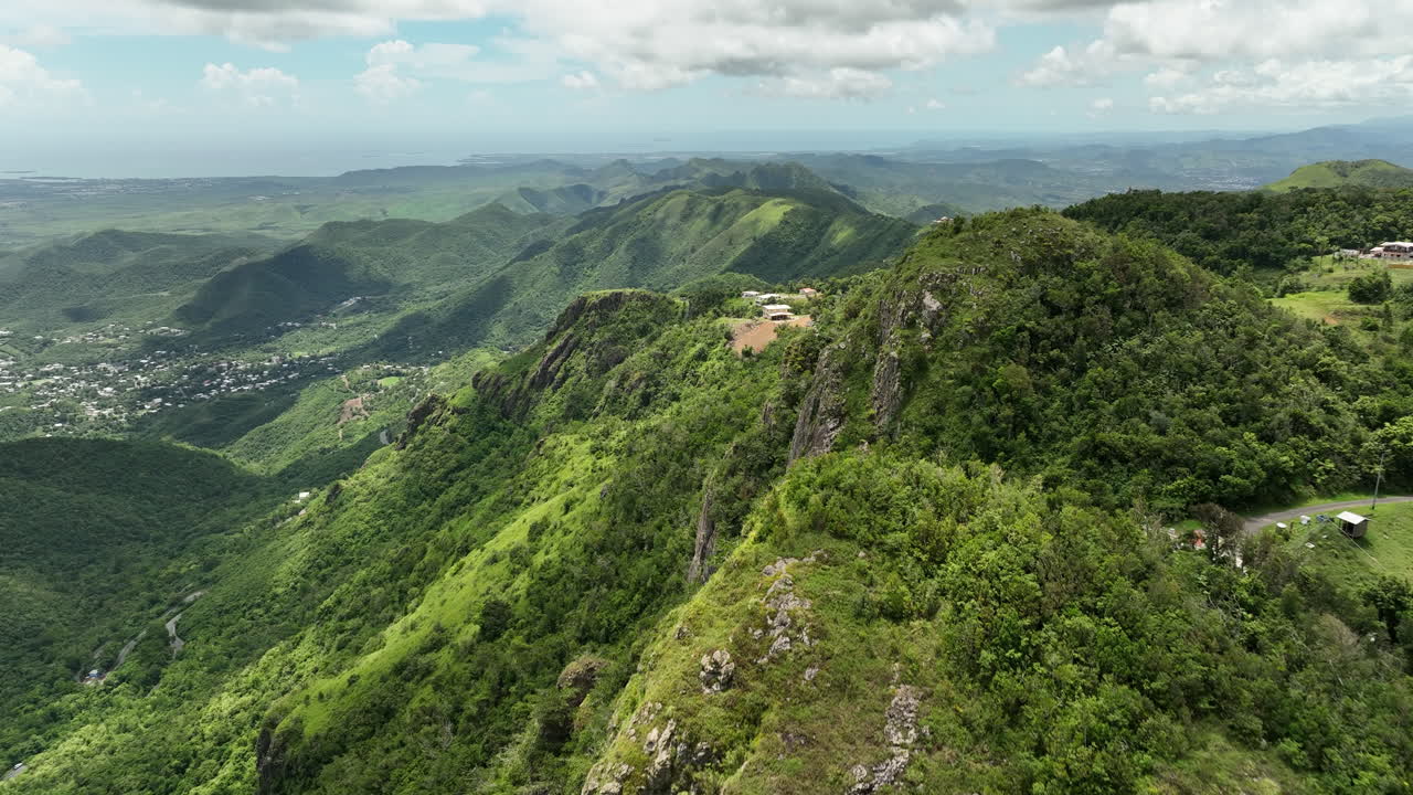 Mountain At Cayey Puerto Rico On A Sunny Blue Sky Day Tetas De Cayey And El  Cerro 9 Free Stock Video Footage Download Clips Nature