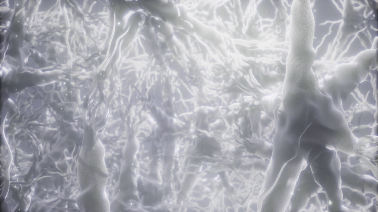 Exploring the intricate beauty of a neural network in a surreal environment