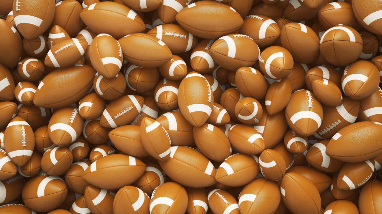 Sfondo con tanti palloni da calcio