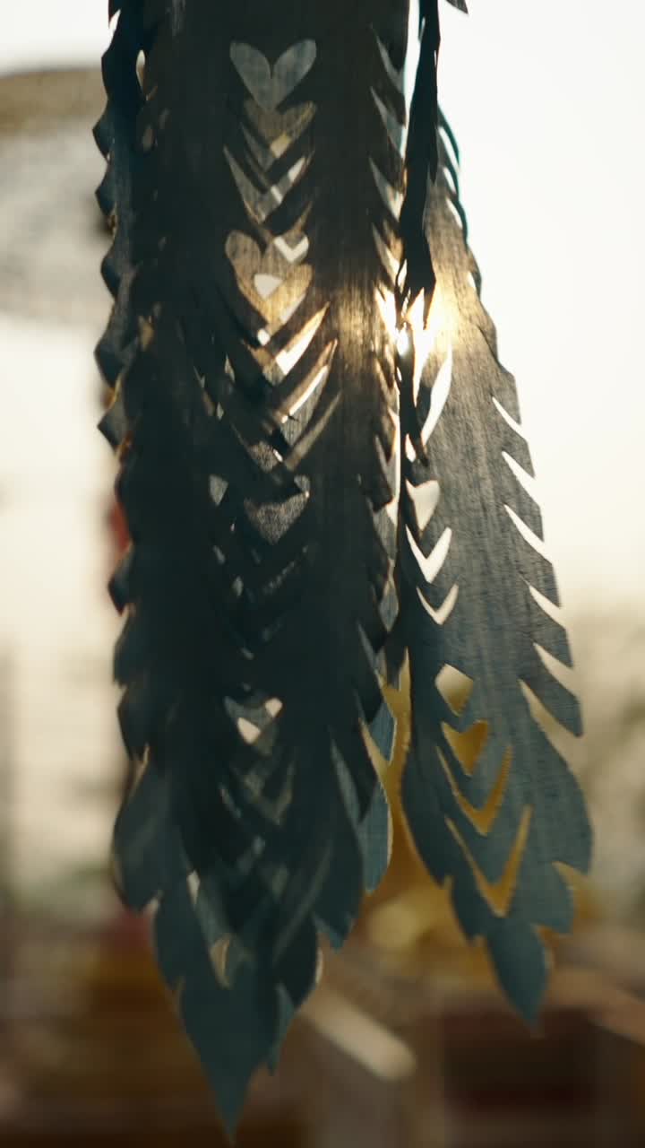 Close-up of Paper Lantern Decorations