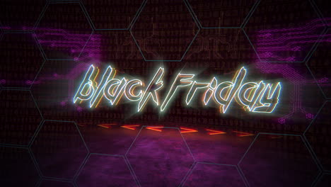 Black-Friday-with-cyberpunk-display-and-code-text-from-neon-numbers