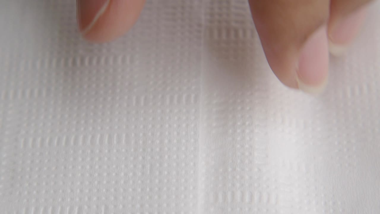 Close-up view of tissue paper