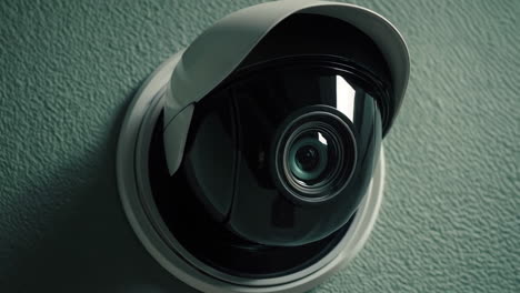 wall-mounted security camera