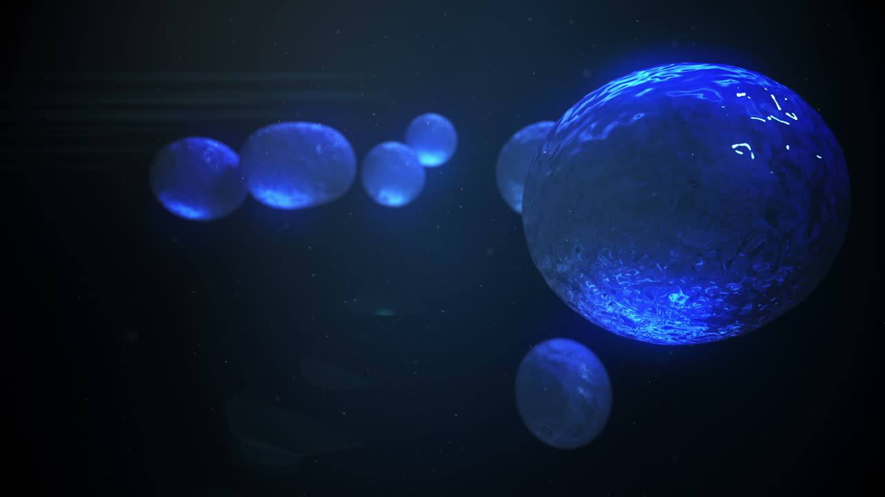 많은 빛 공의 비디오