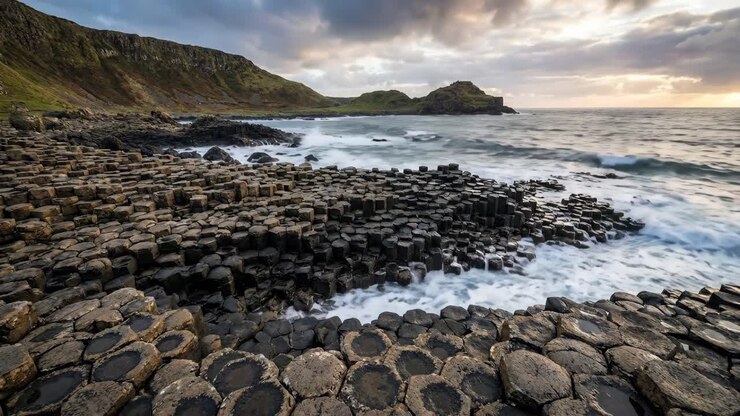 Giant's Causeway Coastal Landscape