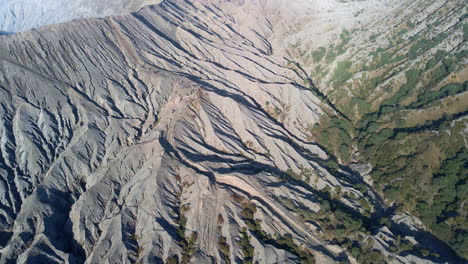 paisaje lunar del volcán del monte bromo