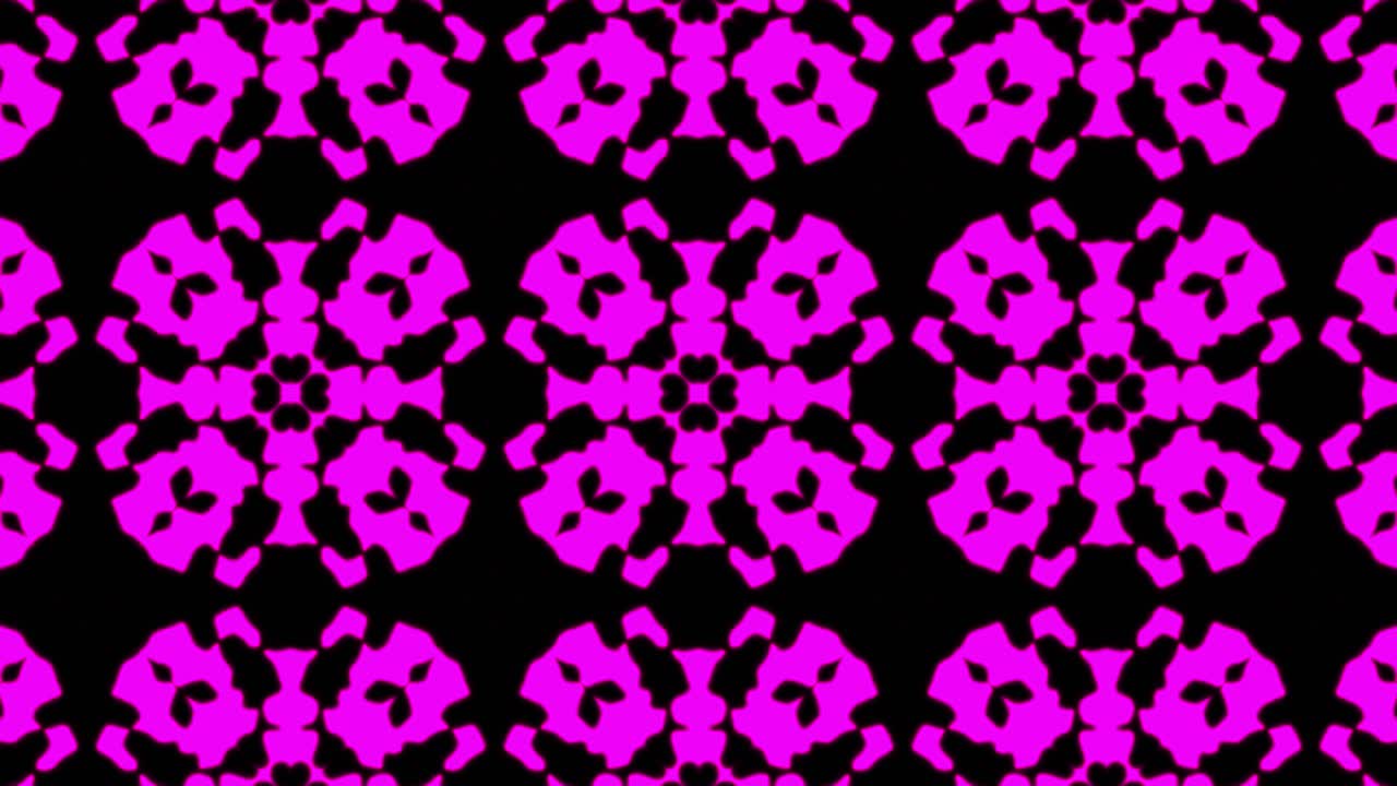 fondo de patrón sin costuras geométrico púrpura abstracto. rayas abstractas bucle de caleidoscopio. rápido psicodélico colorido fondo de kaleidoscopio vj. discoteca fondo de movimiento abstracto. efecto caleidoscope