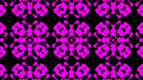 fondo de patrón sin costuras geométrico púrpura abstracto. rayas abstractas bucle de caleidoscopio. rápido psicodélico colorido fondo de kaleidoscopio vj. discoteca fondo de movimiento abstracto. efecto caleidoscope