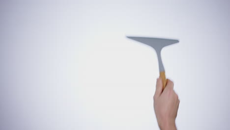cleaning, window and hand washing glass by