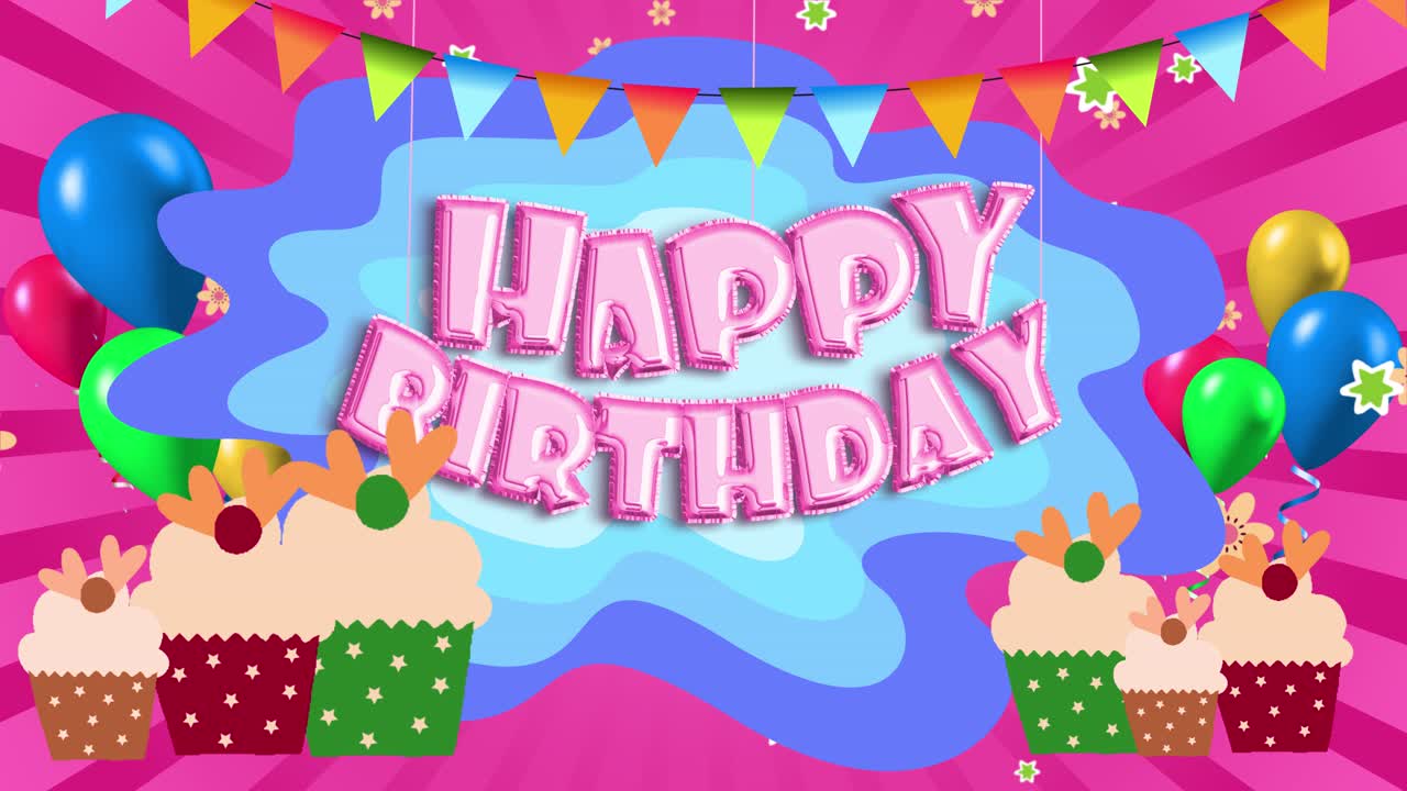 Happy Birthday Celebration Graphic