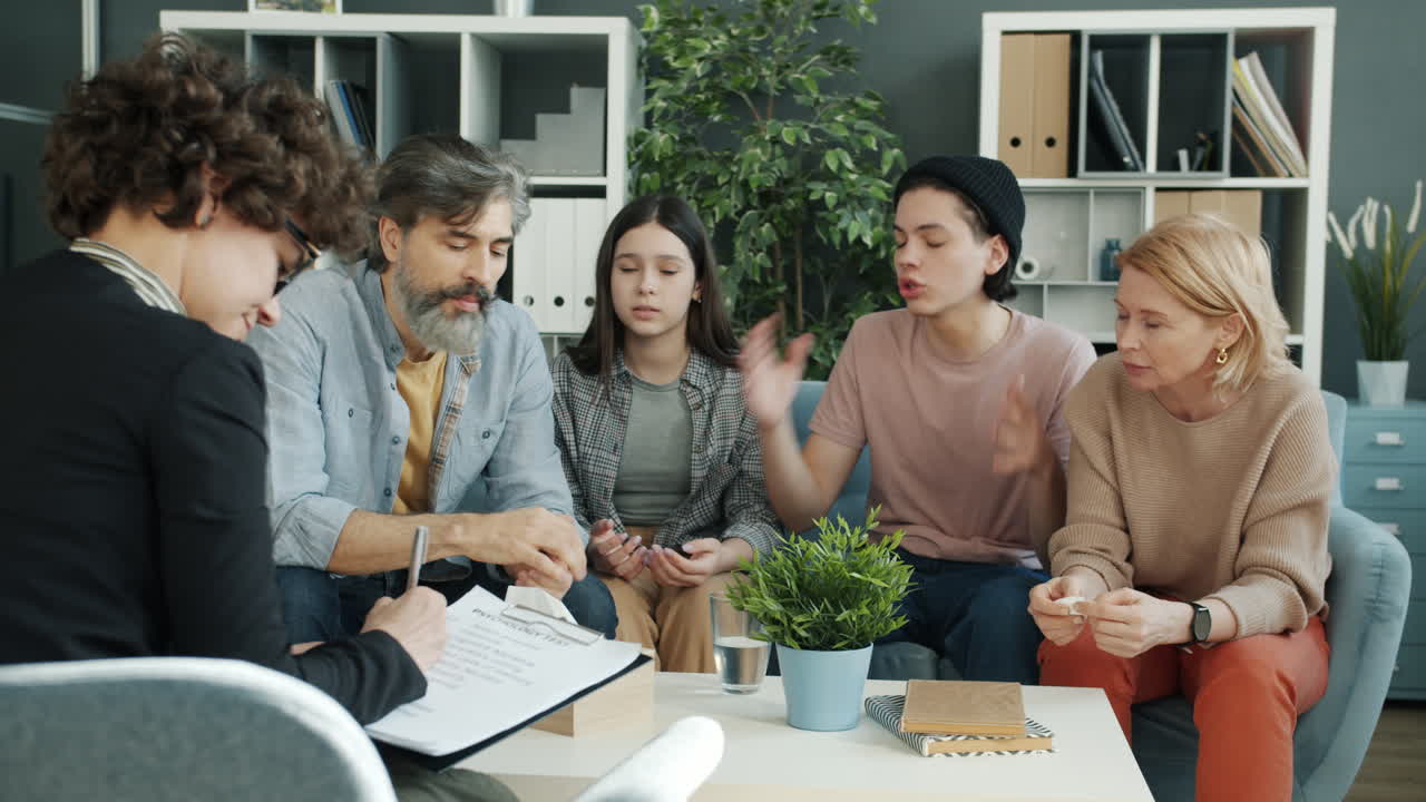 가족 치료 세션