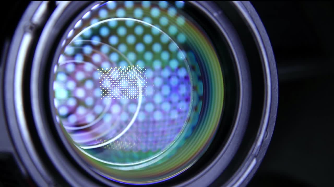 Light Source Reflection on a Video Camera Lens-7