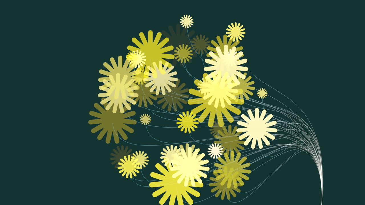 어두운 은하계에서 날아다니는 네온 반짝임