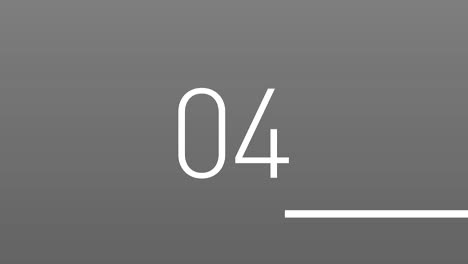 !0 seconds countdown in minimal design interface.