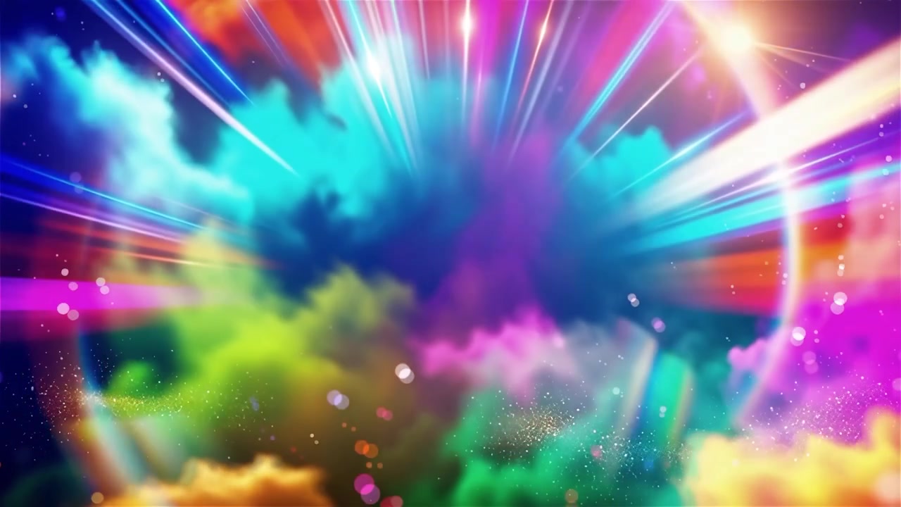 Fundo Cristão de Adoração com Luz Celestial
