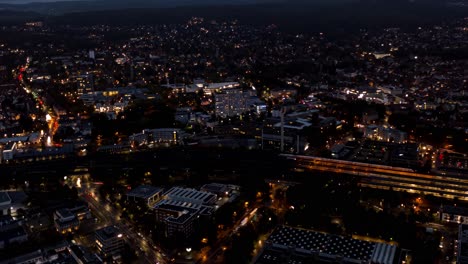 Drohnenrotationshyperlapse-Der-Innenstadt-Von-Göttingen