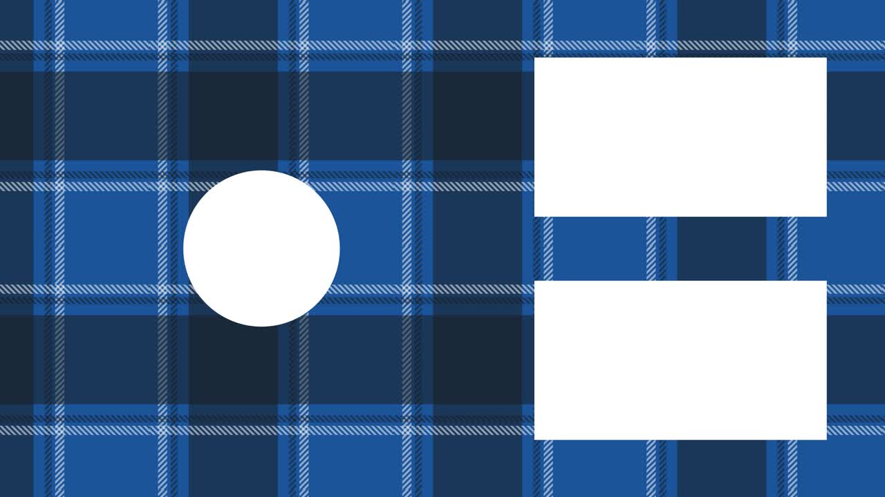 플레이드 체커드 엔드 카드 엔딩 스크린 모션 그래픽