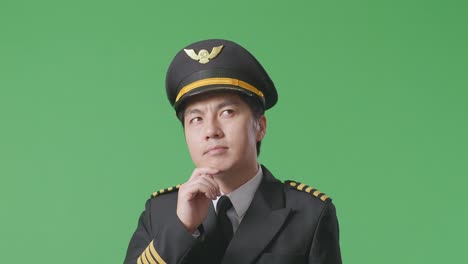 pilot in uniform