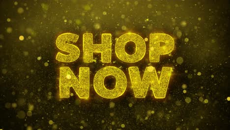 shop now glitter banner