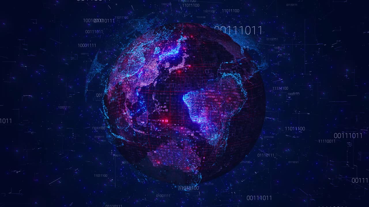 animación futurista en 3d