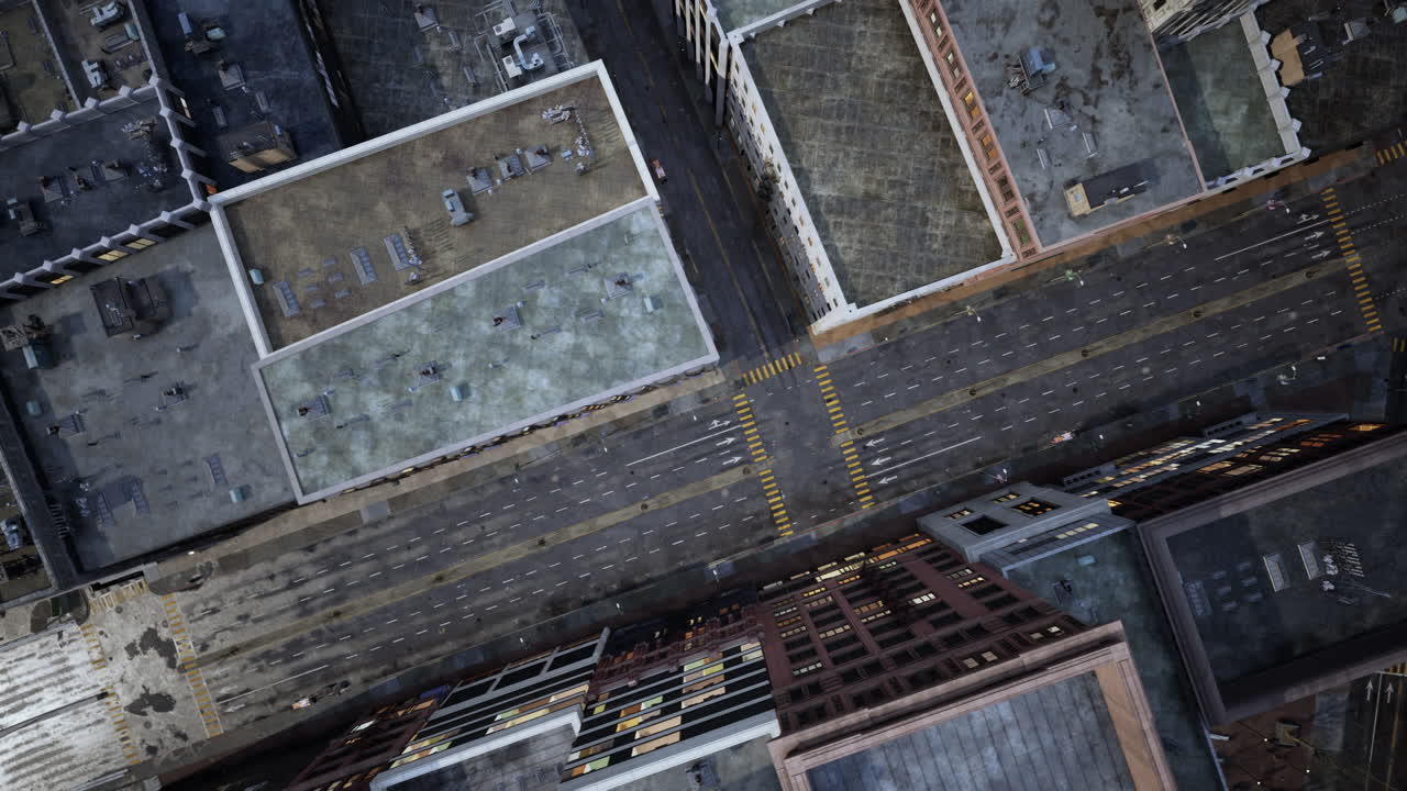 드론 으로 지어진 초고층 빌딩 의 도시  ⁇  view