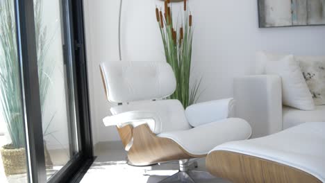 armchair in a modern villa