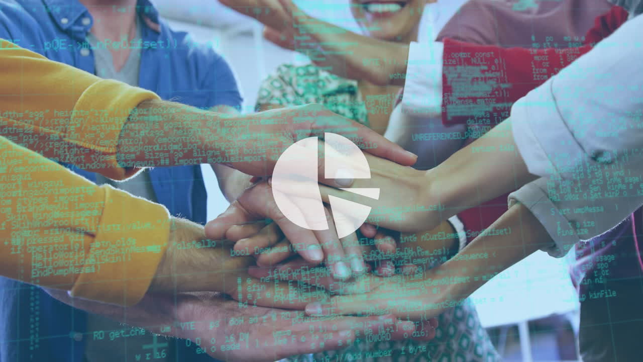 animación de gráficos y procesamiento de datos sobre diversas personas de negocios