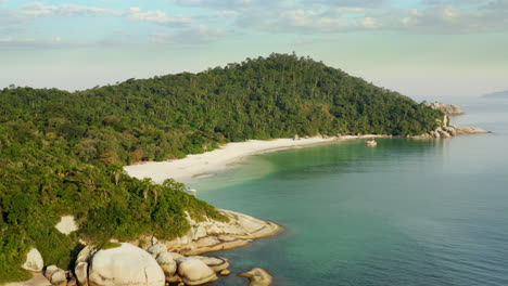 paradisiac brazilian beach, campeche island, florianopolis, santa catarina, brazil