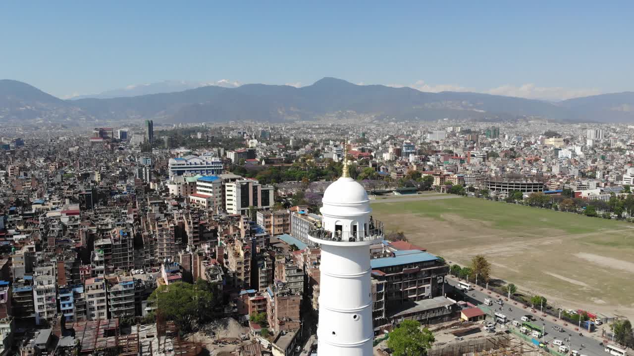 kathmandu city of nepal and Iconic Dharahara