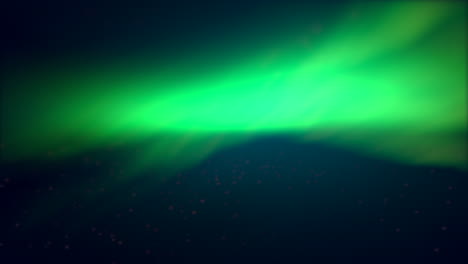 captivating northern lights illuminate the polar sky in vibrant green