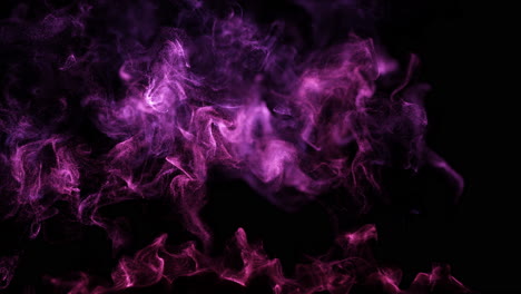 abstract pink and purple particle smoke effect